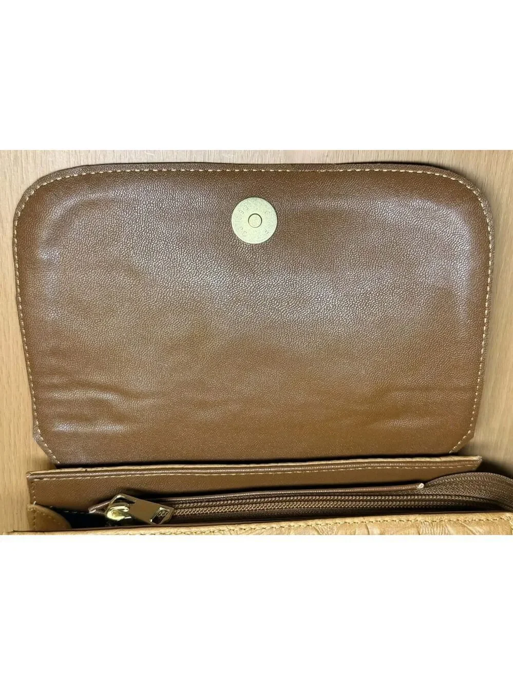 Camel Beige Sunflower Embossed Tooled Artisan LEATHER Crossbody bag Purse